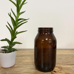 Jar en verre ambré - 500 ml