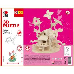 Puzzle 3D en bois à construire - Maison de