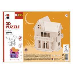 Puzzle 3D en bois à construire - Maison de