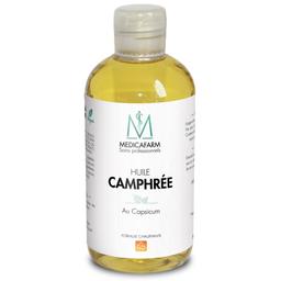 Huile Camphrée au capsicum - Action chauffante - MEDICAFARM