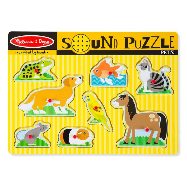 Puzzle sonore animaux domestiques