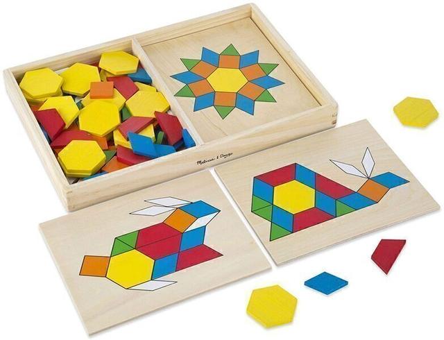 Blocs et planches de motifs d'apprentissages