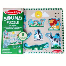 Puzzle sonore animaux du zoo