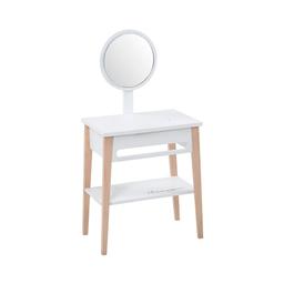 Lavabo montessori blanc/cire naturelle