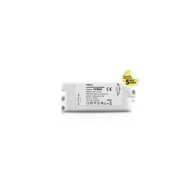 Alimentation pour LED 10W 12V DC