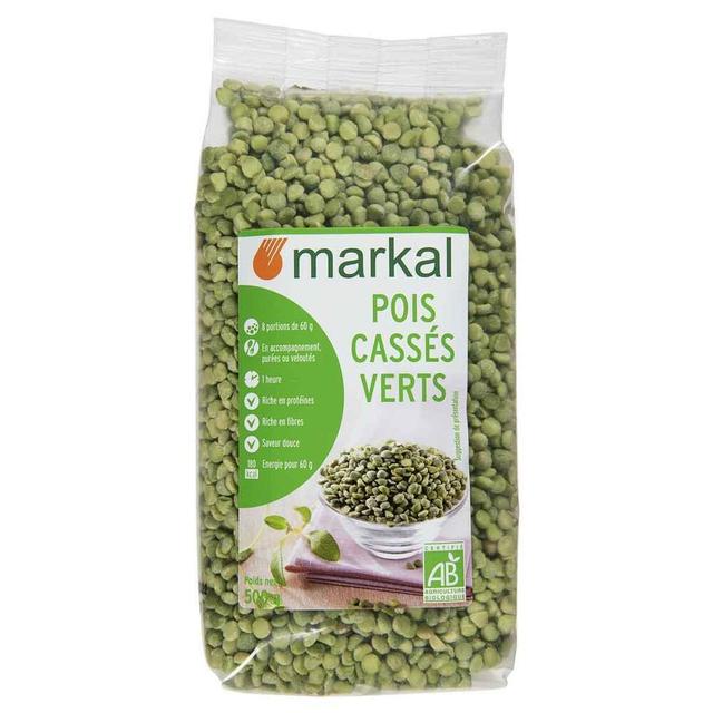 Pois cassés verts 500g