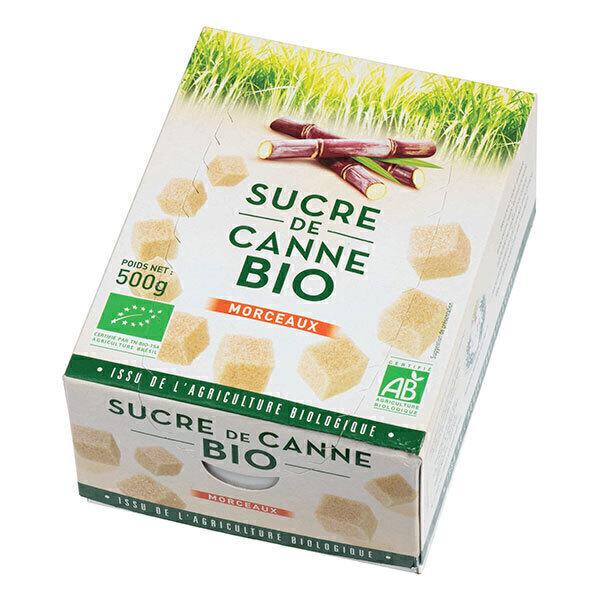 Sucre de canne morceaux 500g