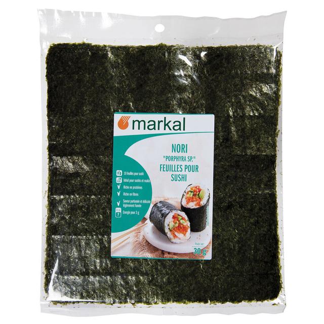 Feuilles pour sushi algues nori 30g