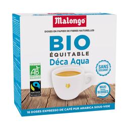 Café noir bio en dosettes - Déca Aqua - 0.104 Kilogramme