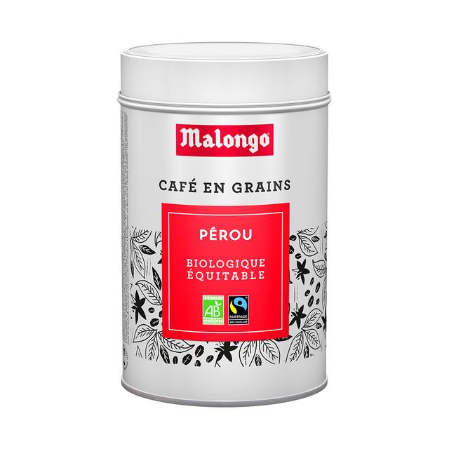 Café noir bio en grains - Pérou - 0.22 Kilogramme