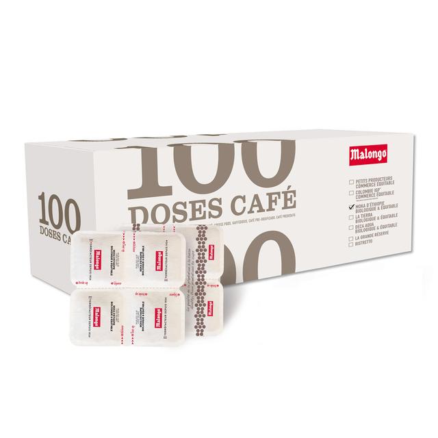 Café en dosettes -  Bio - Moka d'Ethiopie - 100 doses - 0.65 2