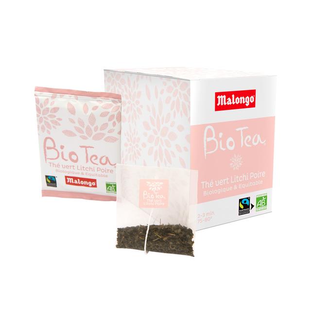 Thé vert - Litchi Poire bio en sachet