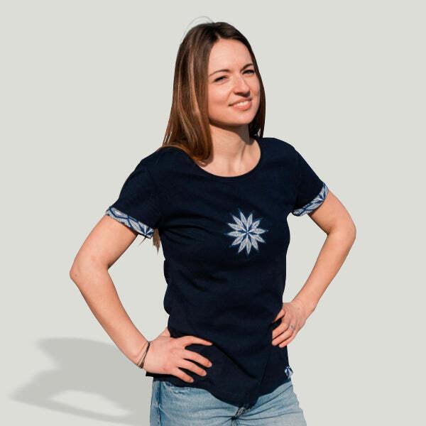 T-shirt femme 100% coton bio coeur Vegetal