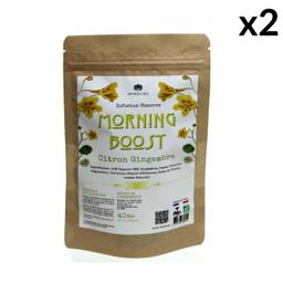 Lot 2 Infusions Bio MORNING BOOST, Chanvre CBD 25%