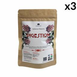 Lot 3 Infusions Bio DIGESTION, Chanvre CBD 25%