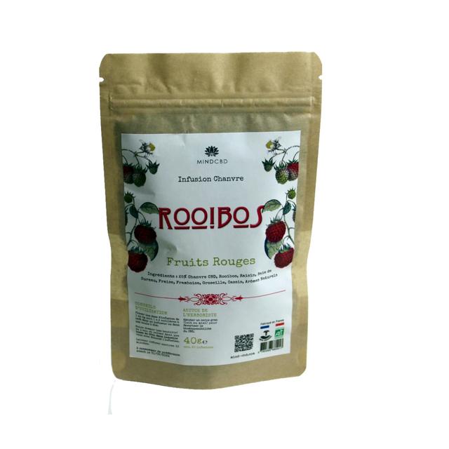 Infusion Bio ROOIBOS FRUITS ROUGES, Chanvre CBD 25%