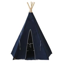 Tente Tipi Bleu Marine Lin Naturel