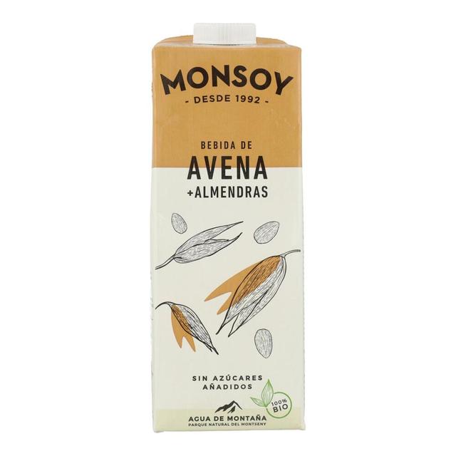 Boisson BIO à l'avoine et aux amandes Monsoy 1 L