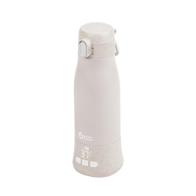 Chauffe-biberon nomade rechargeable MOOV & FEED Beige - 340 ml