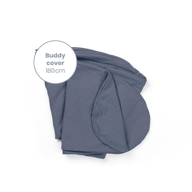 Housse de coussin d'allaitement doomoo Buddy Tetra Jersey Blue