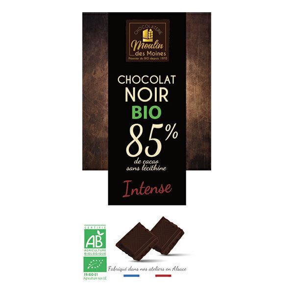 Chocolat noir intense 85% de cacao 100g