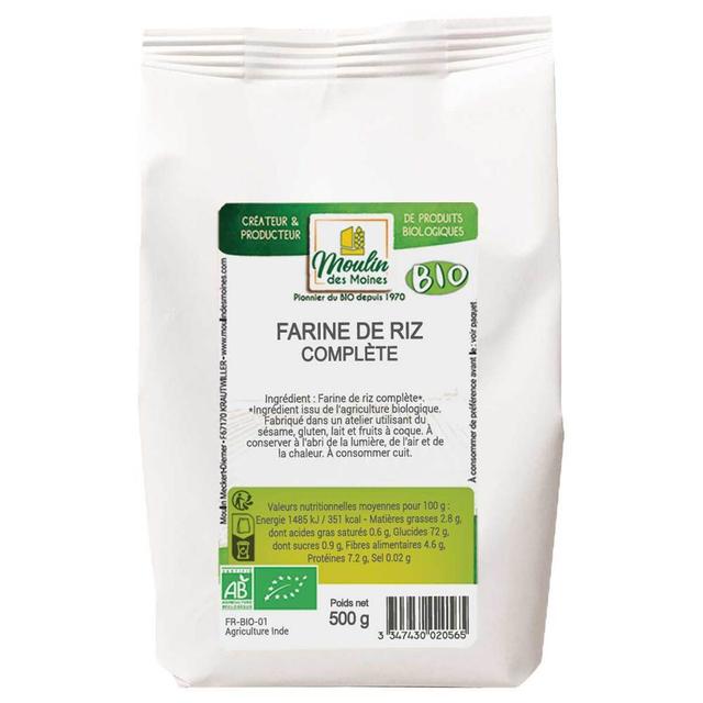 Farine de riz complète 500g