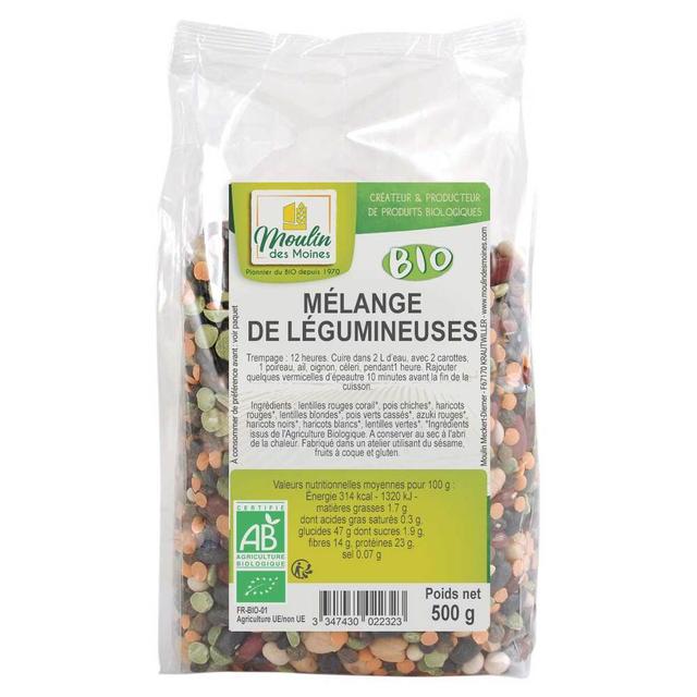 Mélange de légumineuses bio 500g