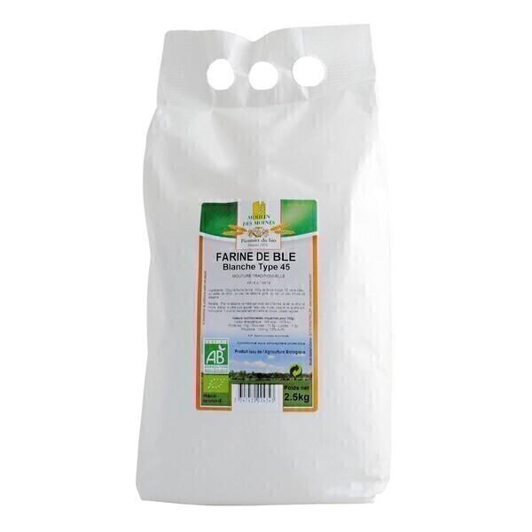 Farine de blé blanche T45 2,5kg