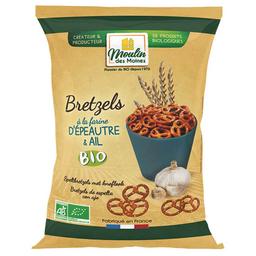 Bretzels d'épeautre à l'ail 150g