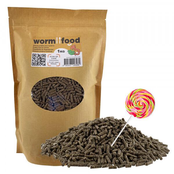 WormFood, aliment protéiné pour les vers de terre