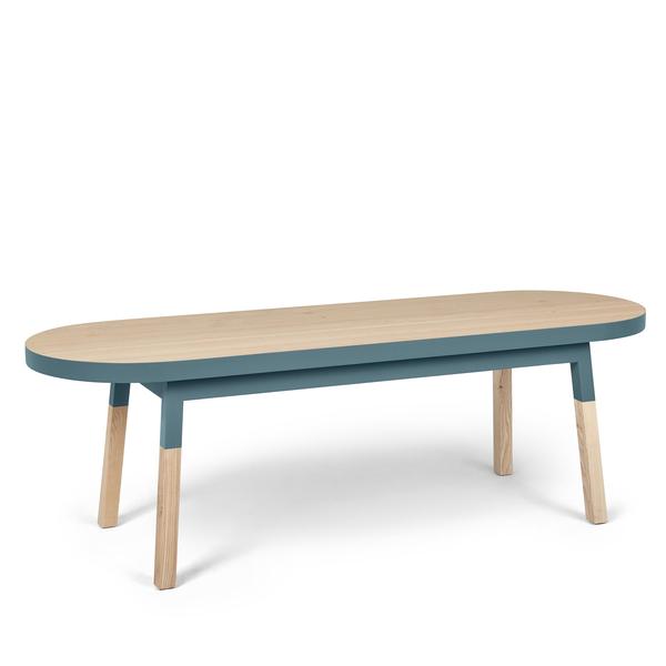 Bout de lit banc 140 cm, 100% frêne massif