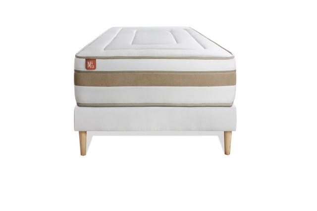 Ensemble matelas 90 x 190  Ressorts et mémoire de forme