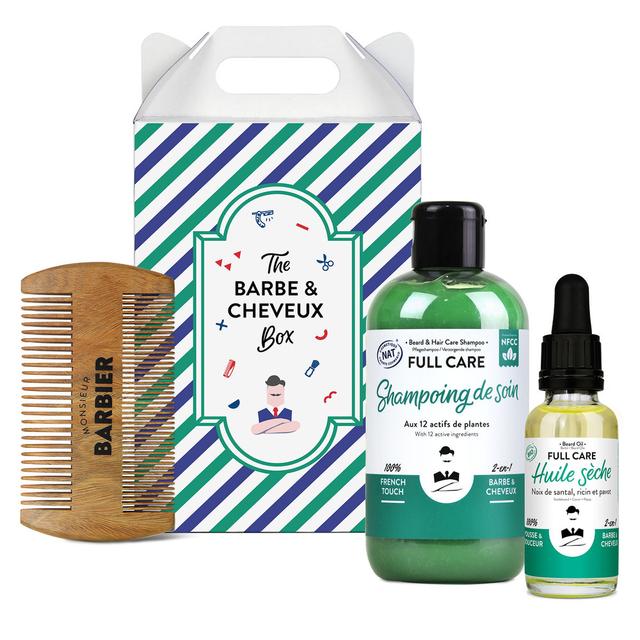 THE BARBE & CHEVEUX BOX - Coffret de Soin Barbe & Cheveux