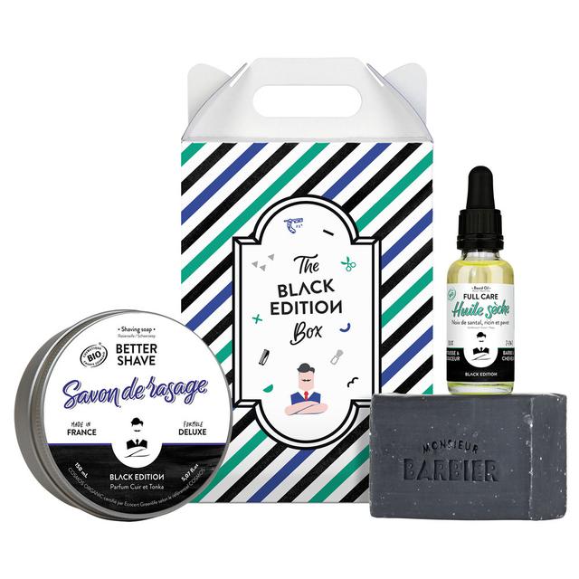 THE BLACK EDITION BOX - Coffret de Grooming pour Hommes