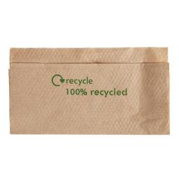 Serviette en papier 1 pli recyclé avec distributeur - Carton de