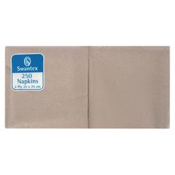 Serviettes Cocktail 2 Plis en Papier Kraft Compostables 250 mm -