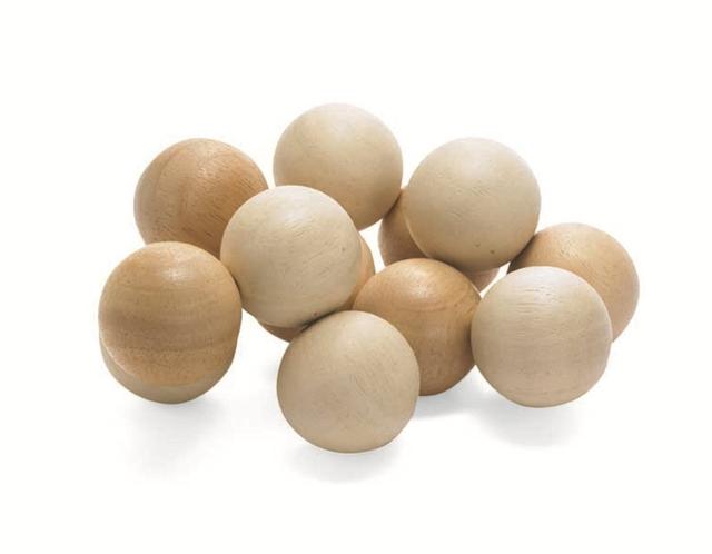 Hochet boules naturel