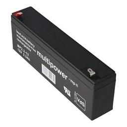 Batterie rechargeable au plomb Multipower MP2.2-12, connecteur