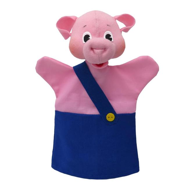 Marionnette Petit Cochon bleu