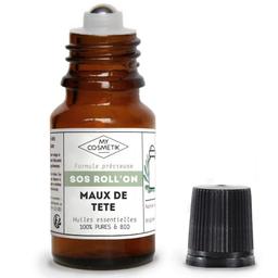 Roll-on : SOS Maux de tête - Mix d'huiles essentielles - 10 ml