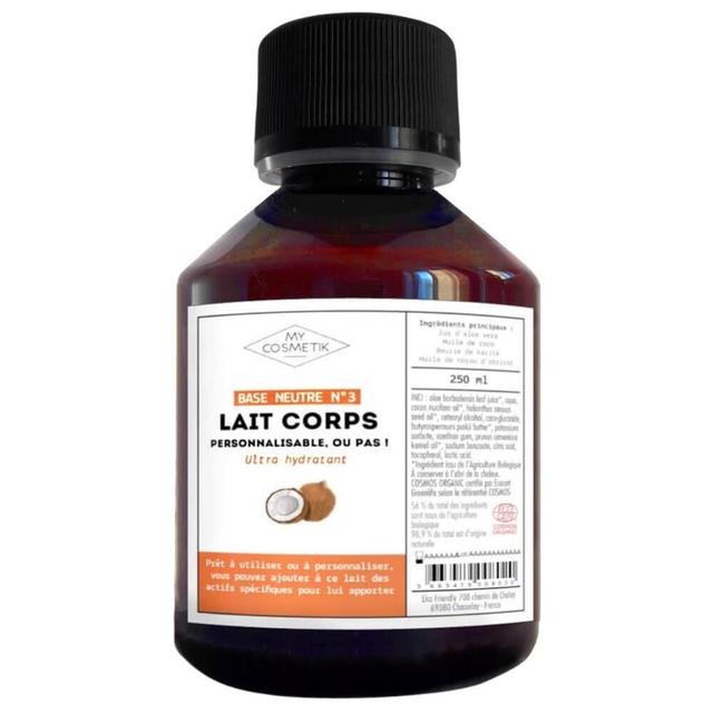 Base neutre de lait pour le corps BIO - 250 ml