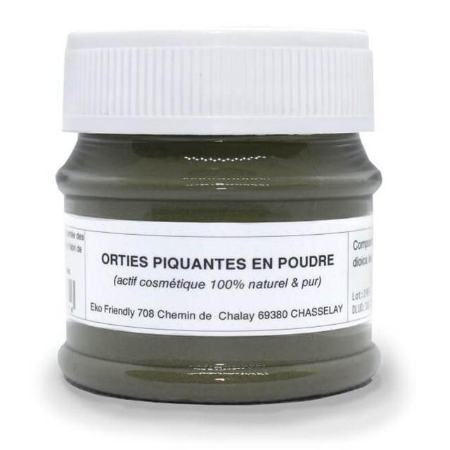 Orties piquantes en poudre - 10 g - en pot cristal