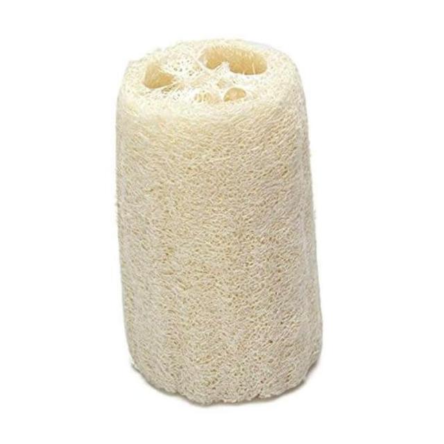 Loofah (luffa) exfoliant pour le corps - Blanchi - 15 à 20 cm