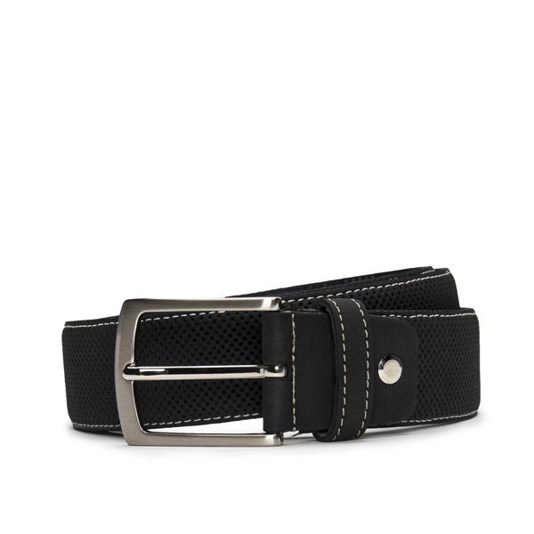 Canet Ceinture Végane pour Homme en Microfibre Noir