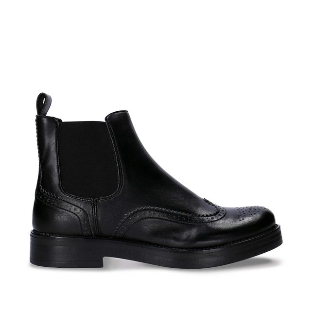 Sisi Black bottines chelsea véganes brogue