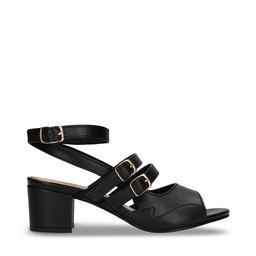 DEVAN Black Vegan Sandals