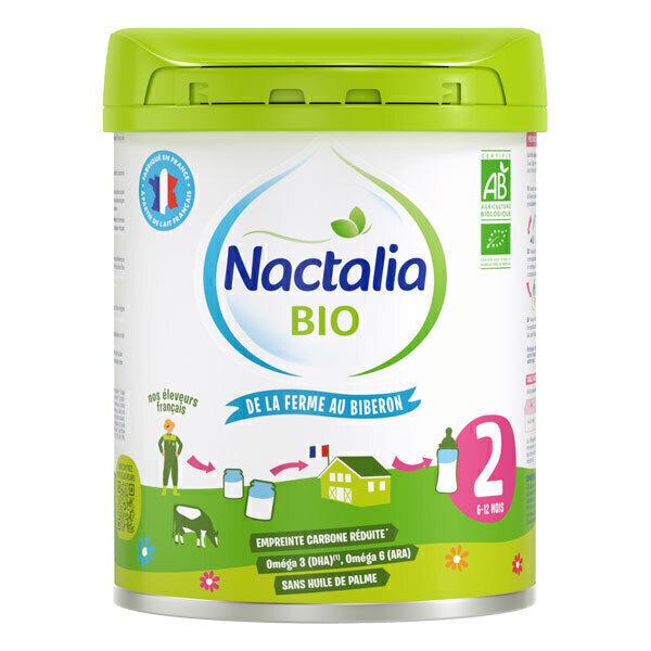 Nactalia Bio Lait bio infantile 2ème Age 6-12 mois 800g