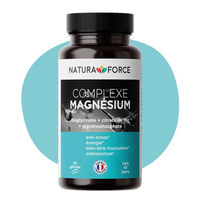 Magnésium naturel - 90 gélules