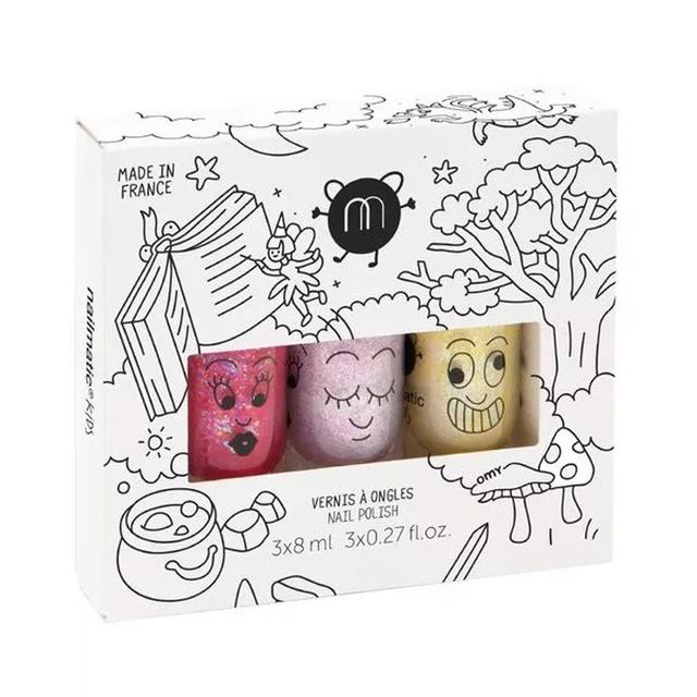 Coffret enfant Magic Forest - 3 vernis Dolly, Bella et Sissi