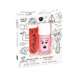 Coffret enfant Holidays - rollette Fraise + vernis Cookie